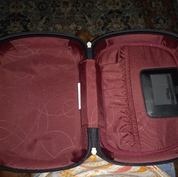 SAMSONITE BEUTY CASE GREY SNAKE SKIN PRINT. - Picture 5 of 8